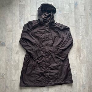 Eddie Bauer Brown Raincoat Large
